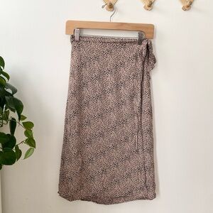 Urban Romantics wrap midi skirt